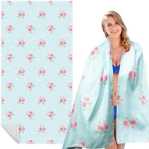 Vibrant Microfiber Beach Towel