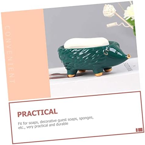 Healifty Cartoon Ceramic Soap Holder
