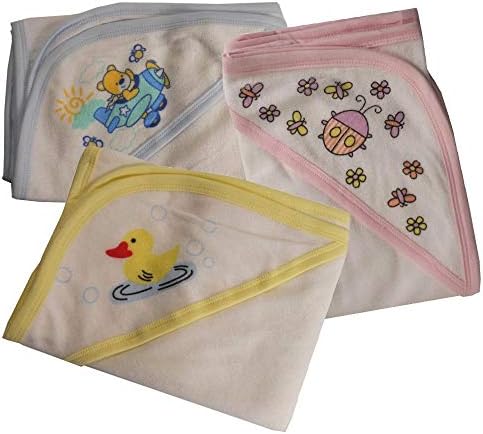 Bambini Terry Hooded Bath Towel Soft Durable