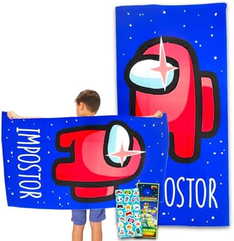 Among Us Bath Pool Beach Towel Set