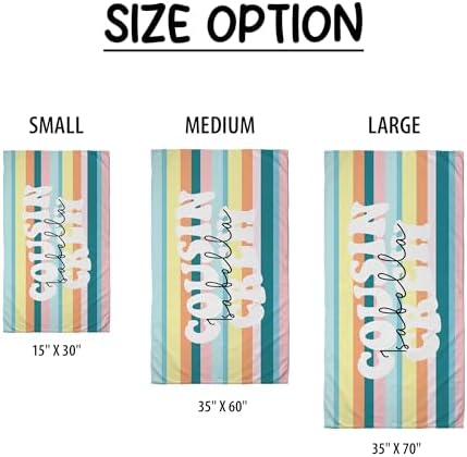 Personalized Beach Towels Unique Design for Everyone