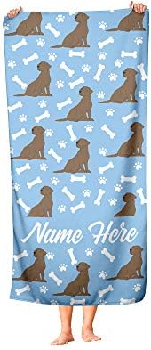 Personalized Corner Beach Towels
