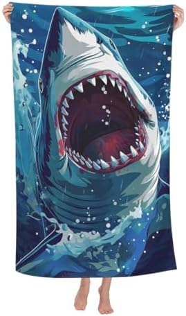 Great White Shark Beach Towel