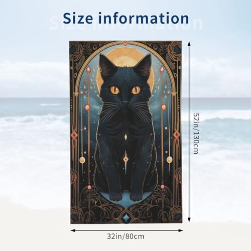 VANZEV Moon Cat Bath Towel