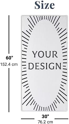 Personalized beach towel by PMM