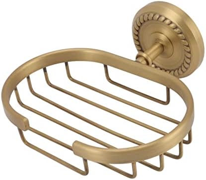 Brilliantly Crafted Antique Copper Soap Shell for Easily Organizing Bathrooms