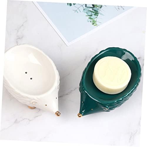 Topperfun Hedgehog Ceramic Soap Holder