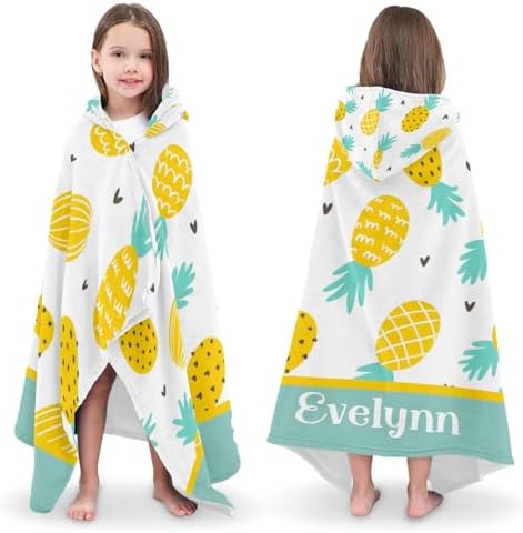 Deven Pineapple Kids Bath Towel