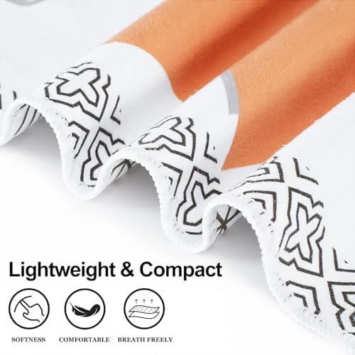 Genovega Quick Dry Sand-Free Bath Towels