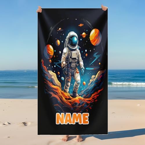 Custom Astronaut Beach Towel