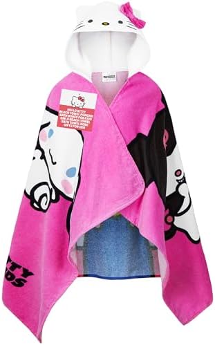 Hello Kitty Beach Towel with Hood Perfect Beach Gift