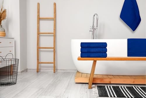 Premium Hand Towels for Home Gym and Spa Royal Blue