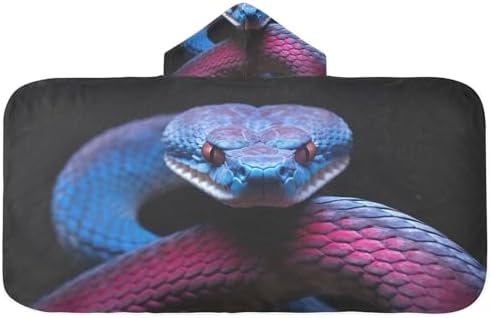 Wild Snake Kids Hooded Towel - Little Kids