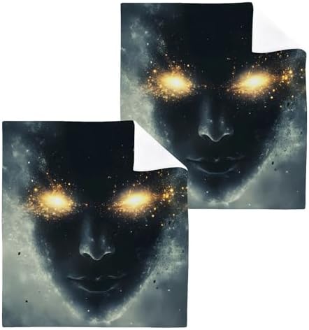 Glowing Eyes Washcloth Set