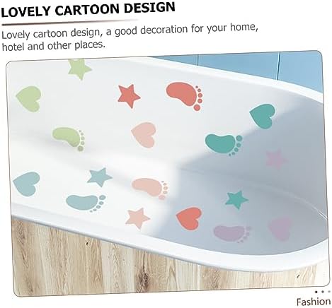 Cartoon Bathfloor Stickers for Kids No Tools Required