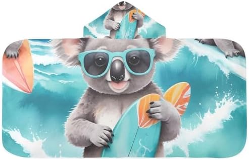 Premium Microfiber Hooded Bath Towel for Kids