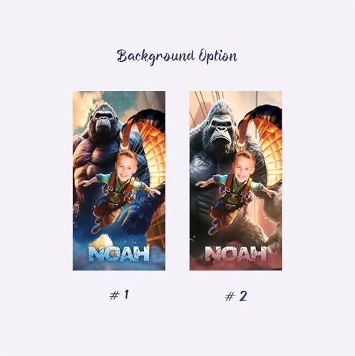 Personalized Beach Towels for Kids Men Boys Unique Gift with Picture