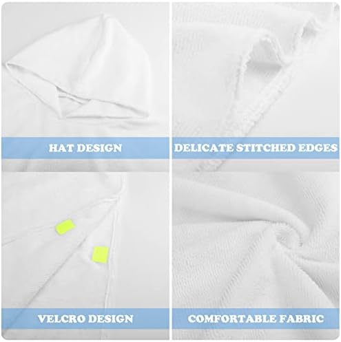 Personalized Kids Hooded Bath Towel with Name Ultra-Soft Durable Custom-Action Sites