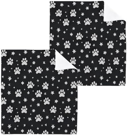 Paws and Stars Washcloths Soft Absorbent
