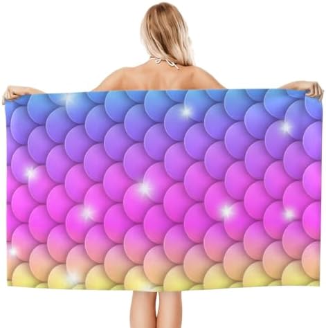 Quick Drying Microfiber Beach Towel for Adults Kids