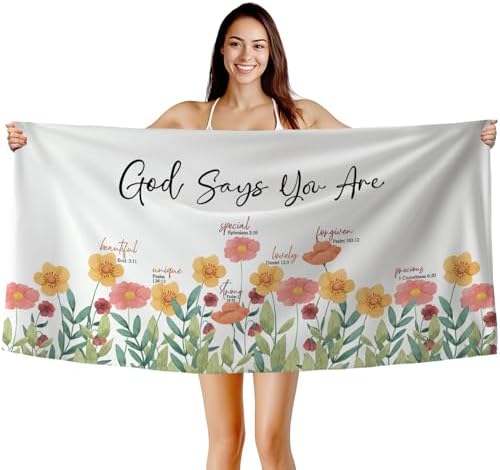 Elegant Christian Bath Towels