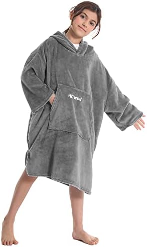 Hiturbo Kids Warm Plush Changing Robe