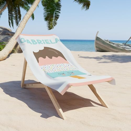 Personalized Custom Beach Towels for Kids Lightweight Durable