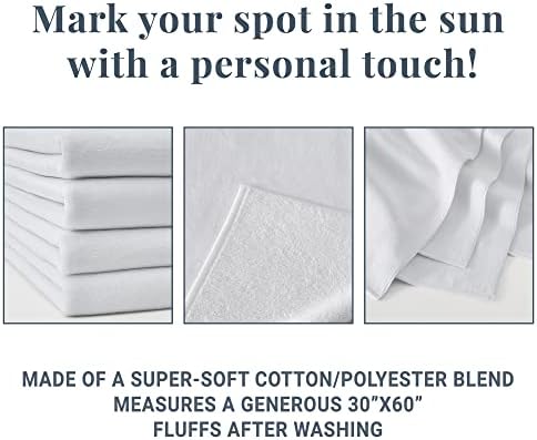 Personalized beach towel by PMM