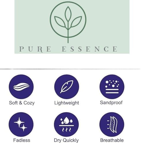 Pure Essence American Flag Beach Towel Set
