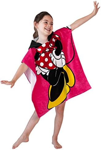 Soak and Snuggle Disney Minnie Mouse Hooded Poncho