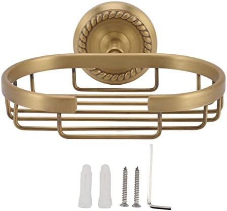 Brilliantly Crafted Antique Copper Soap Shell for Easily Organizing Bathrooms