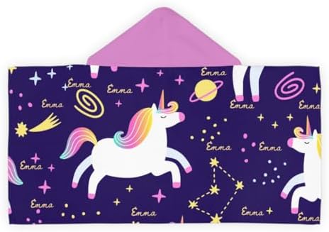 Infinite Pack Unicorn Kids Towels for Girls Pink
