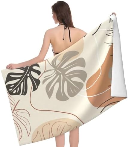 VANZEV Abstract Mid Century Boho Beach Towel 52x32