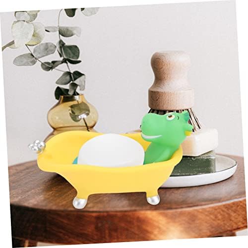 Cute Cartoon Bathtub Shape Soap Case Perfect for Kids