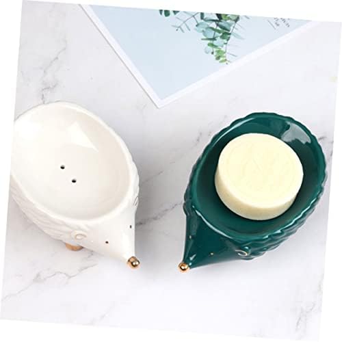 Adorable Hedgehog Ceramic Soap tray for Bathroom and Kitchen