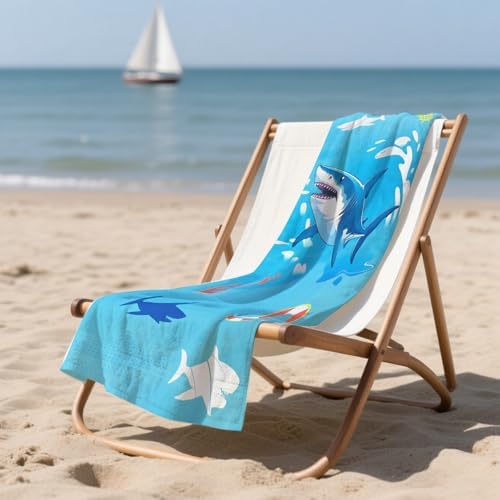 Perfect Beach Towels for Boys 30x60 Lightweight Microfiber Sand-Free