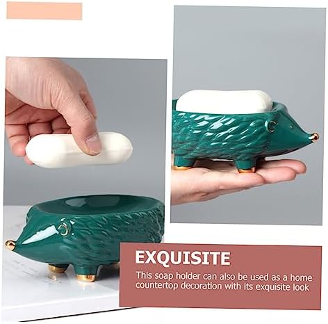 Ssplendid Hedgehog Soap Holder - ceramic bathroom drainage system for Guinea Pig Kids