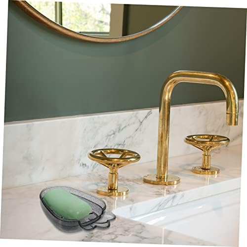Ciieeo 3pcs Cartoon Soap Holder with Double Drain