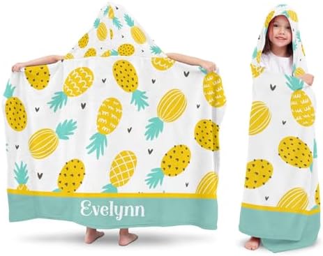 Deven Pineapple Kids Bath Towel