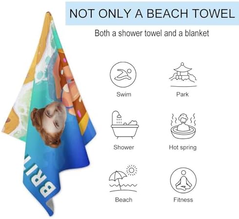 Personalized Beach Towels for Adults
