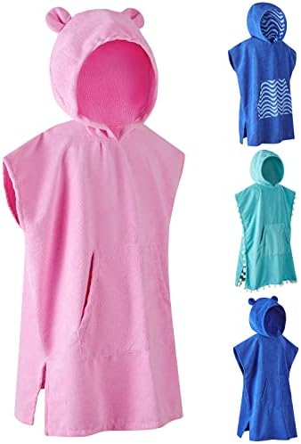 MissShorthair Microfiber headed Hooded Beach Towel for Kids