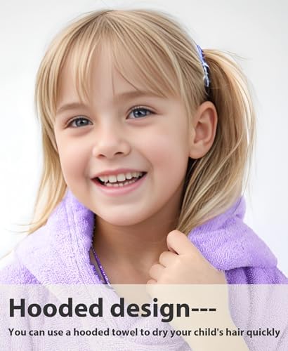 Comfortable Beach Poncho Towel for Kids