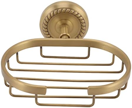 Brilliantly Crafted Antique Copper Soap Shell for Easily Organizing Bathrooms