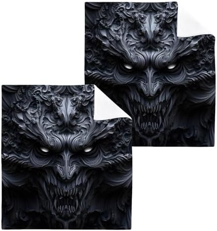 High-Quality Yeti Face Towels Soft Absorbent 2-Pack