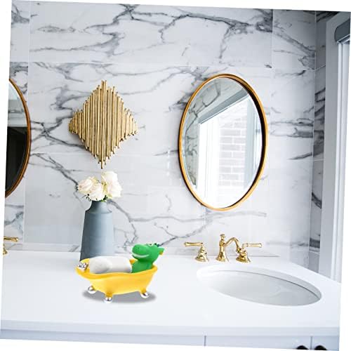 MAGICLULU Dinosaur bathtub-shaped Sponge Drain Box for Kids Bathrooms Kitchens