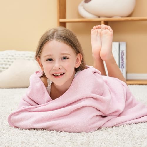 Cute Owl Cotton Hooded Bath Towel for Kids