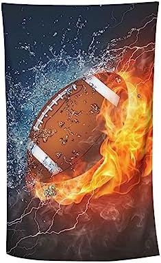 VOOHDDY American Football Ball Sport Beach Towel