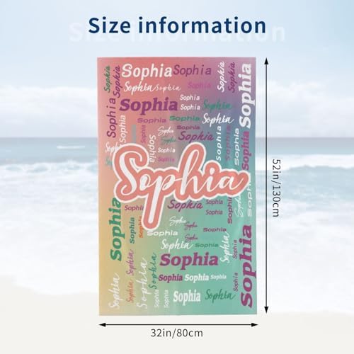Personalized Beach Towels Summer Essentials