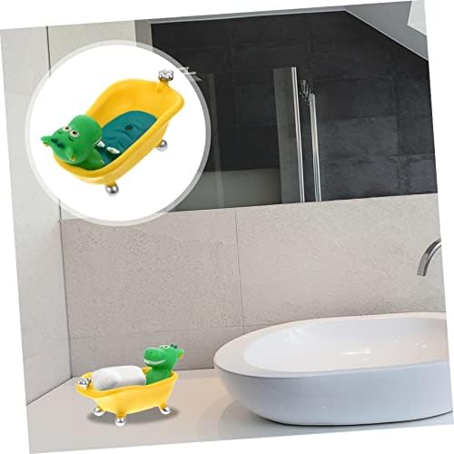 MAGICLULU Dinosaur bathtub-shaped Sponge Drain Box for Kids Bathrooms Kitchens