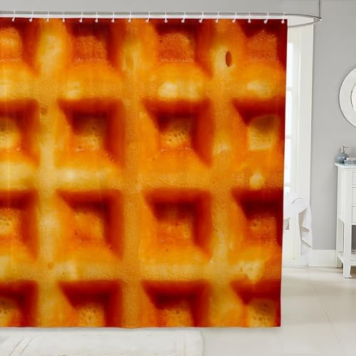 Perfect Chocolate Chip Bath Curtain for Kids